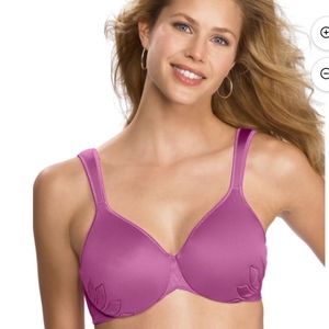🆕Bali | Womens Live It Up Seamless Underwire Bra in Crystal Berry Size 36DD